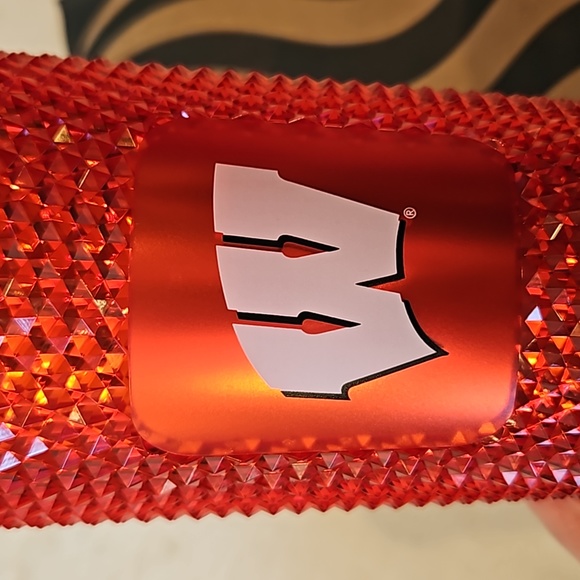 NWT ☕️ Starbucks UW-Wisconsin Madison Venti Studded Red Tumbler Cold Cup (24 oz) - Picture 6 of 8